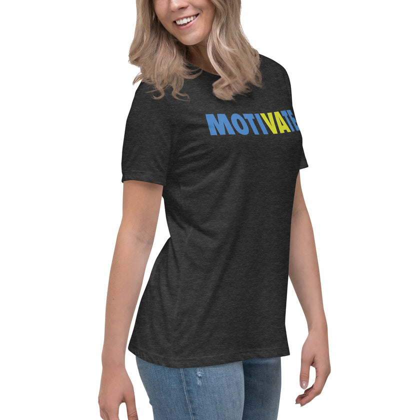 MOTIVATE by CoVA Tennis Women's Relaxed T-Shirt