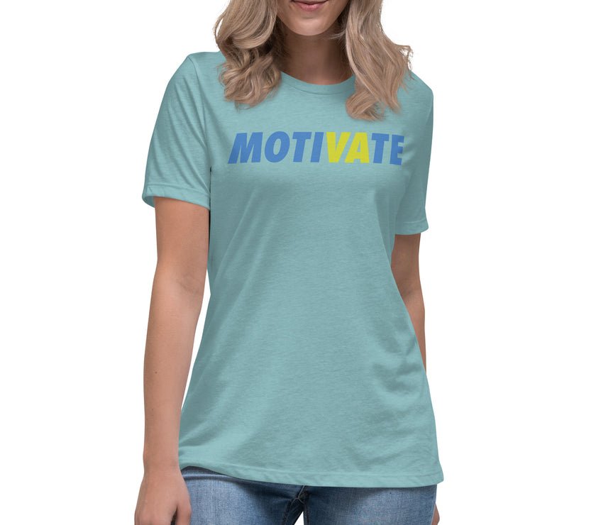 MOTIVATE by CoVA Tennis Women's Relaxed T-Shirt