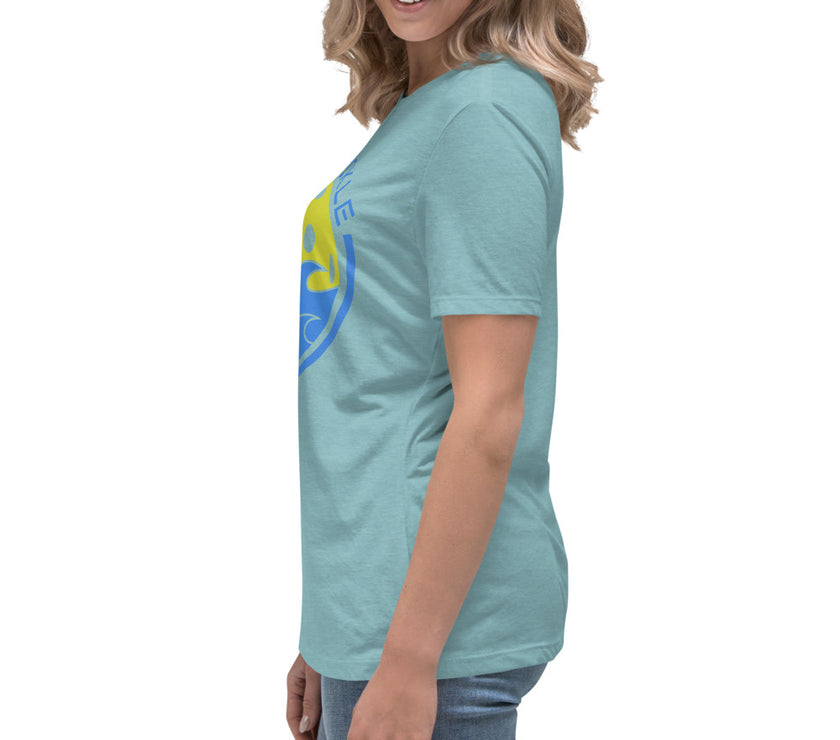 CoVA Pickle Ball & Waves Women's Relaxed T-Shirt