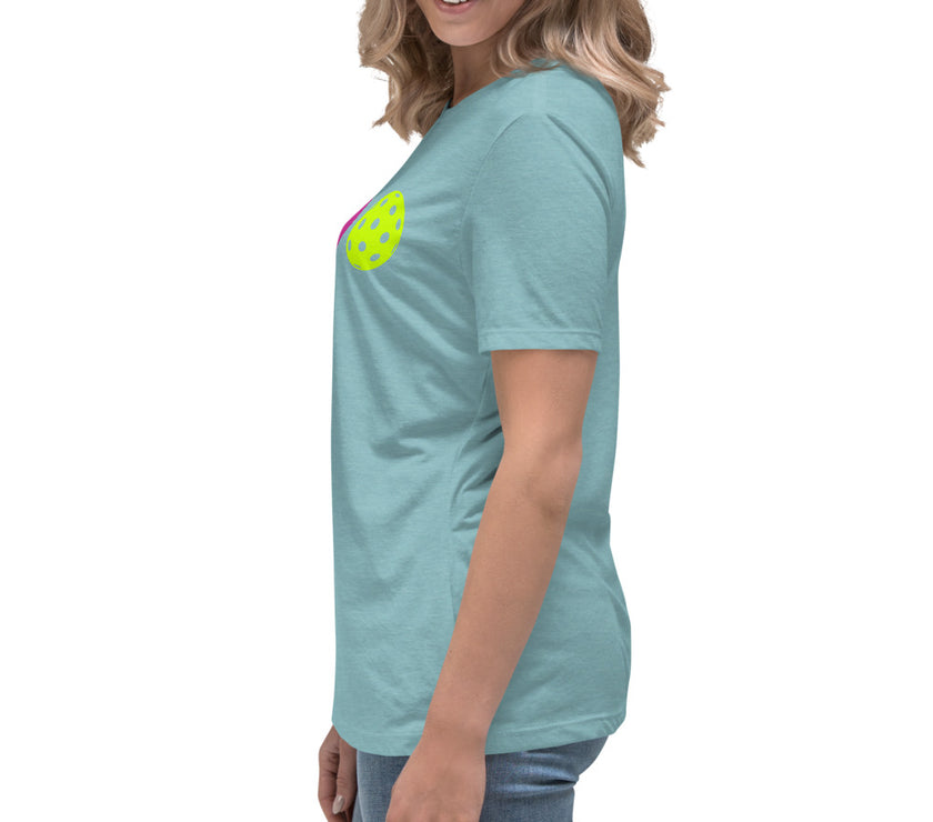 Peace Love Pickleball Women's Relaxed T-Shirt