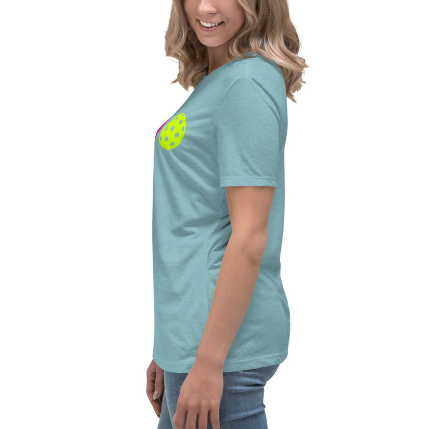 Peace Love Pickleball Women's Relaxed T-Shirt