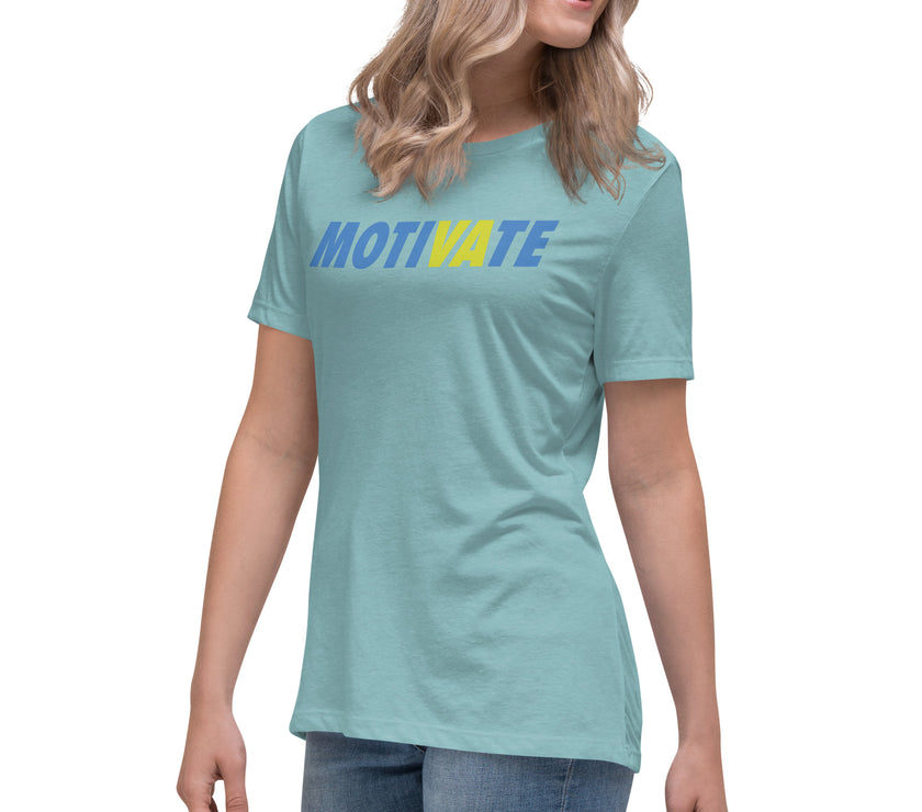 MOTIVATE by CoVA Tennis Women's Relaxed T-Shirt