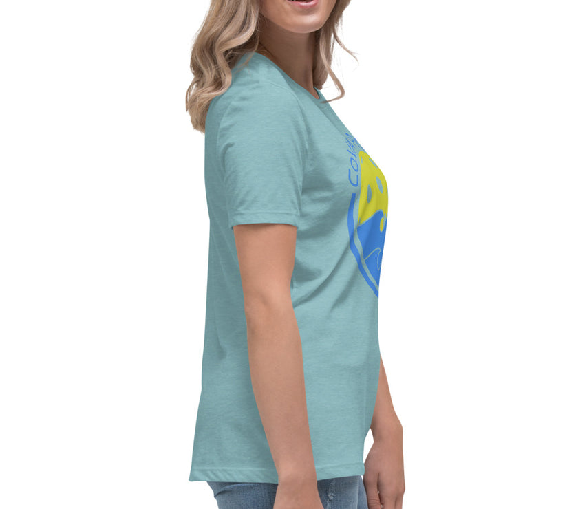 CoVA Pickle Ball & Waves Women's Relaxed T-Shirt