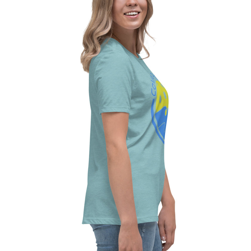 CoVA Pickle Ball & Waves Women's Relaxed T-Shirt