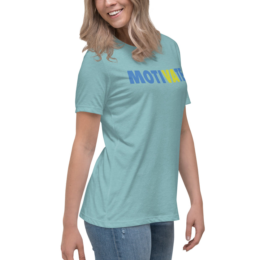 MOTIVATE by CoVA Tennis Women's Relaxed T-Shirt