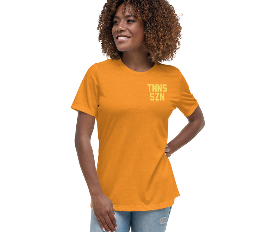 TNNS SZN Women's Relaxed T-Shirt by CoVA Tennis