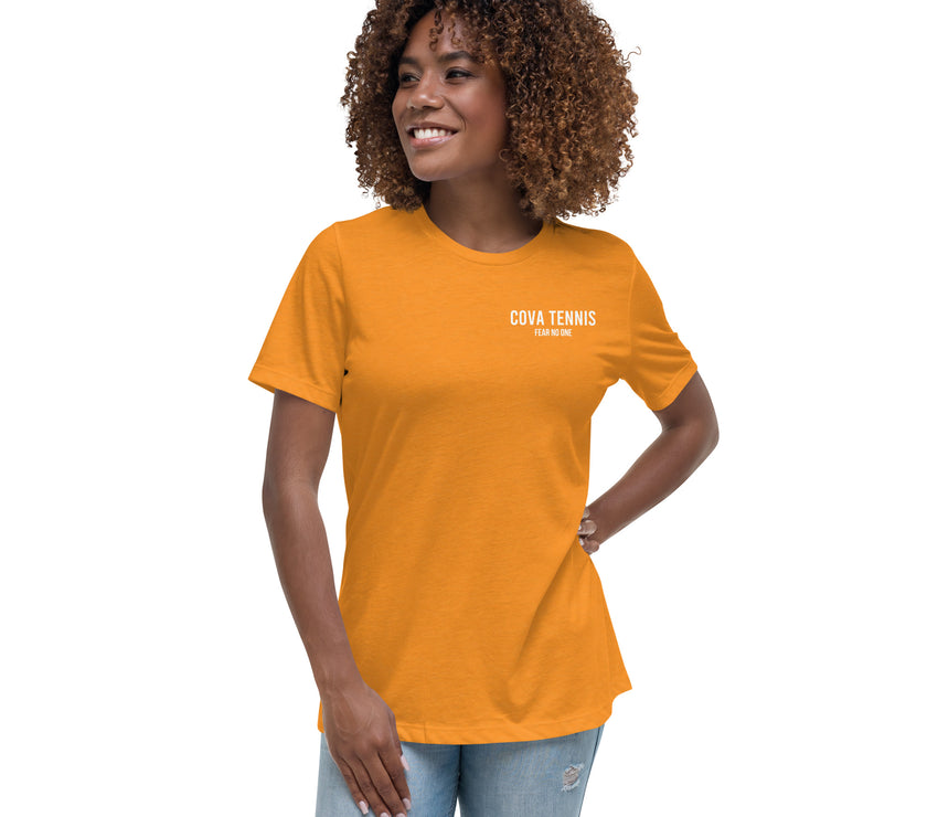 Fear No One CoVA Tennis Women's Relaxed T-Shirt