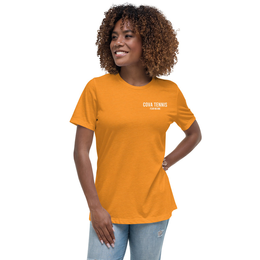 Fear No One CoVA Tennis Women's Relaxed T-Shirt