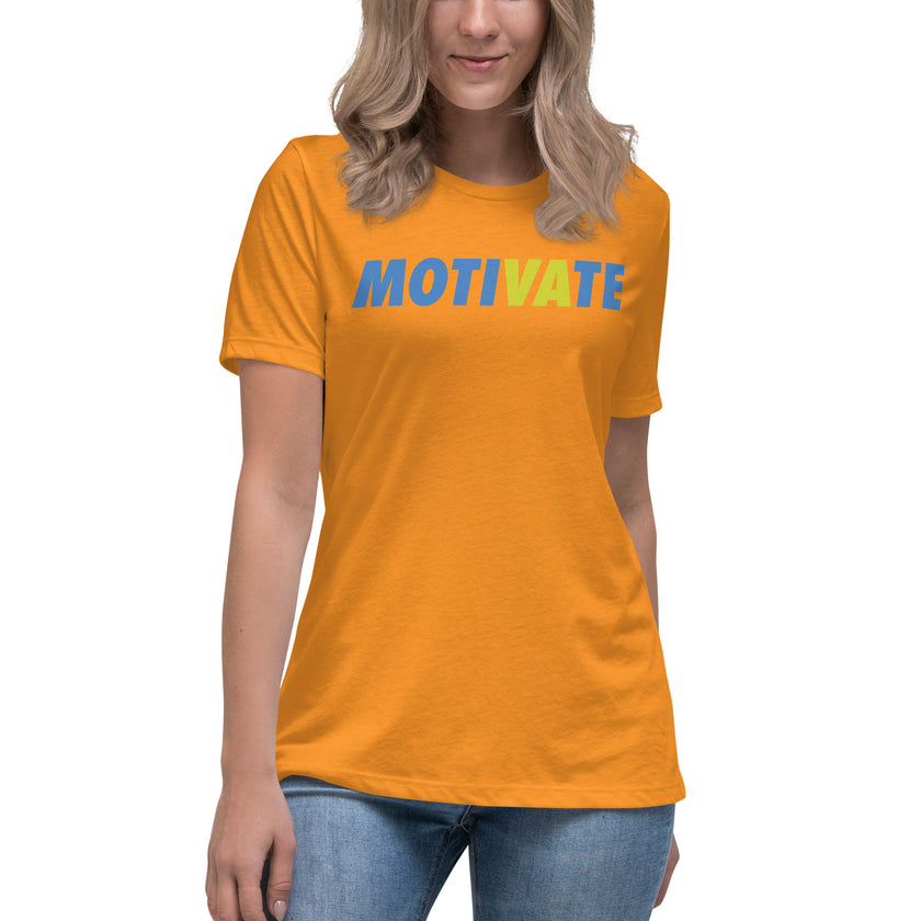 MOTIVATE by CoVA Tennis Women's Relaxed T-Shirt