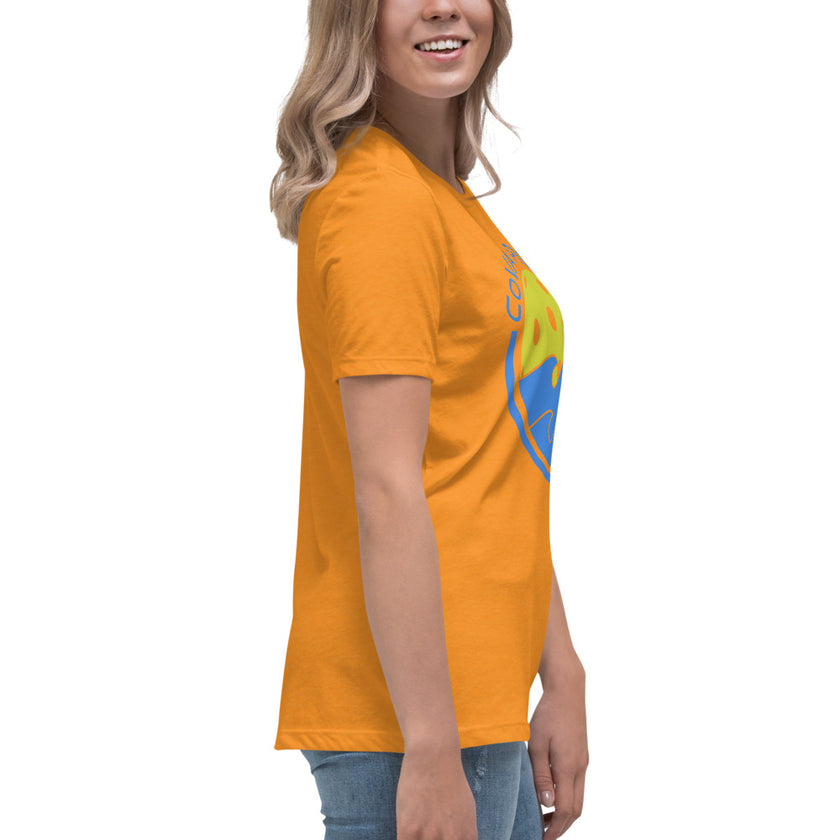 CoVA Pickle Ball & Waves Women's Relaxed T-Shirt