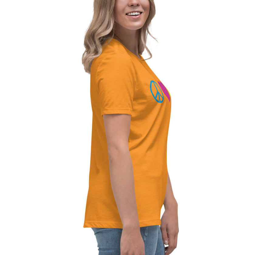 Peace Love Pickleball Women's Relaxed T-Shirt