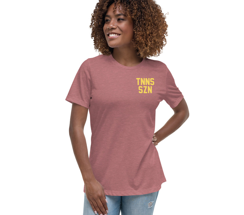 TNNS SZN Women's Relaxed T-Shirt by CoVA Tennis