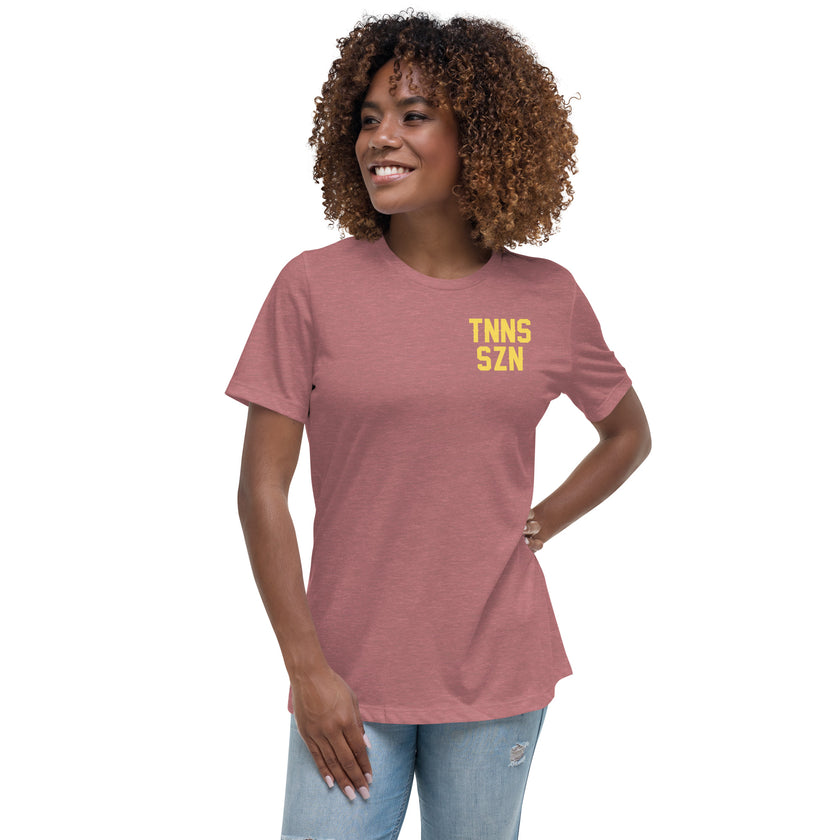 TNNS SZN Women's Relaxed T-Shirt by CoVA Tennis