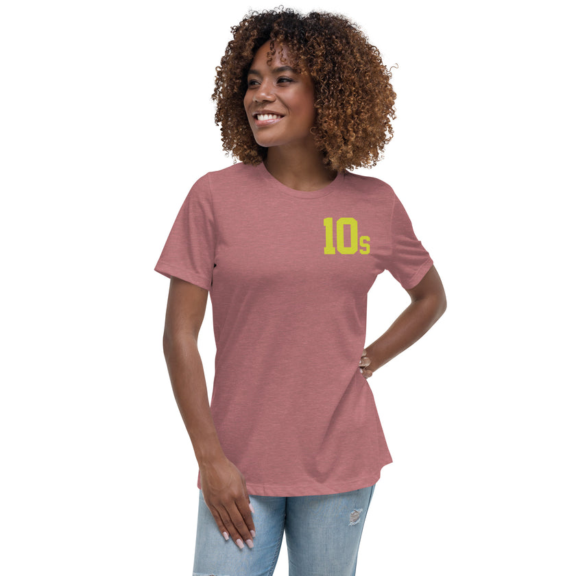 10s Women's Relaxed T-Shirt by CoVA Tennis