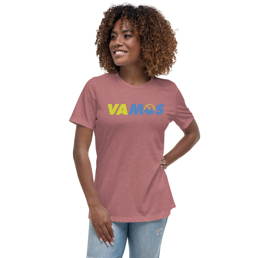 VBVA Women's Relaxed Jersey T-Shirt by CoVA Tennis Virginia Beach Virginia