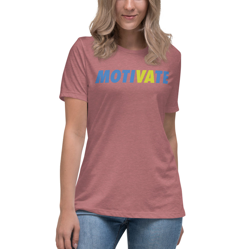 MOTIVATE by CoVA Tennis Women's Relaxed T-Shirt