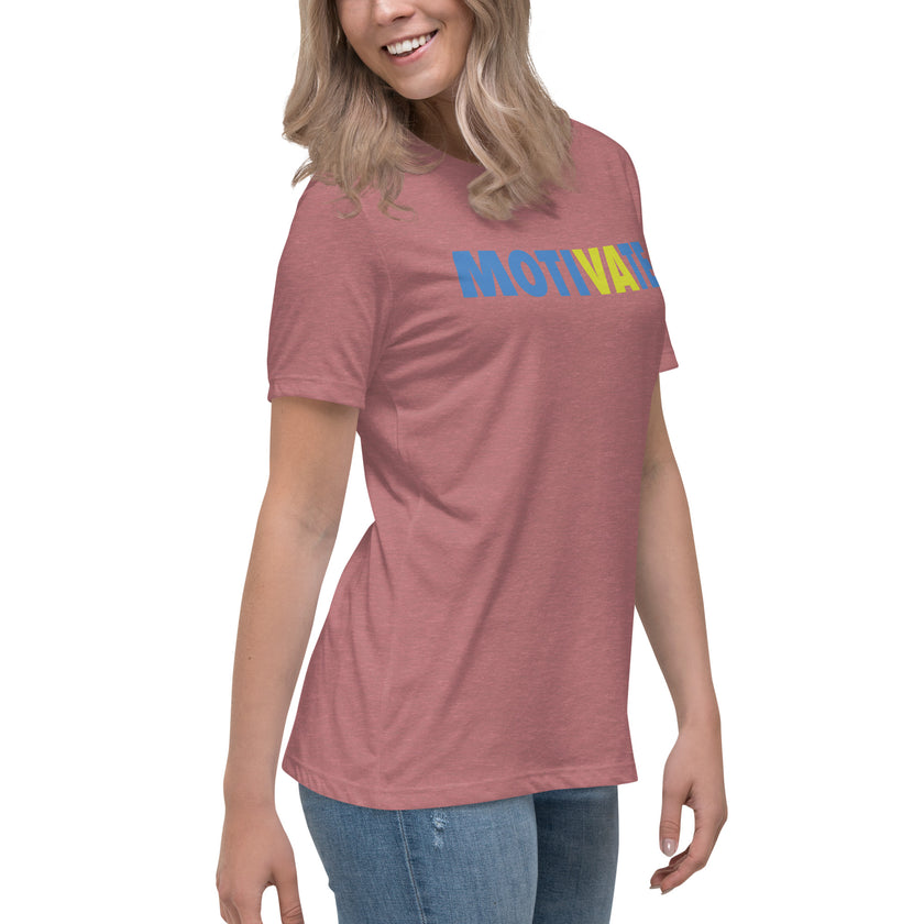 MOTIVATE by CoVA Tennis Women's Relaxed T-Shirt