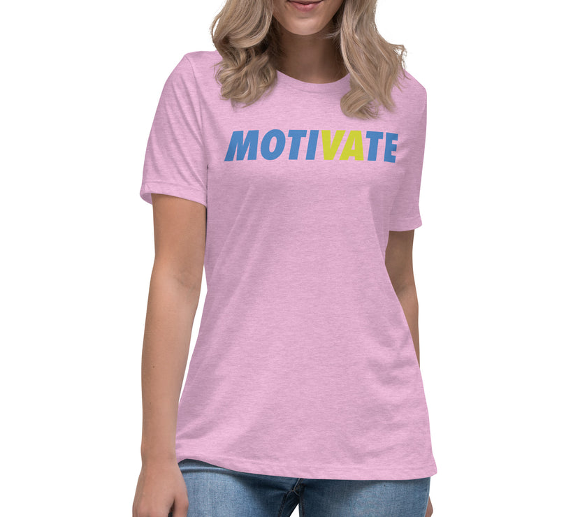 MOTIVATE by CoVA Tennis Women's Relaxed T-Shirt