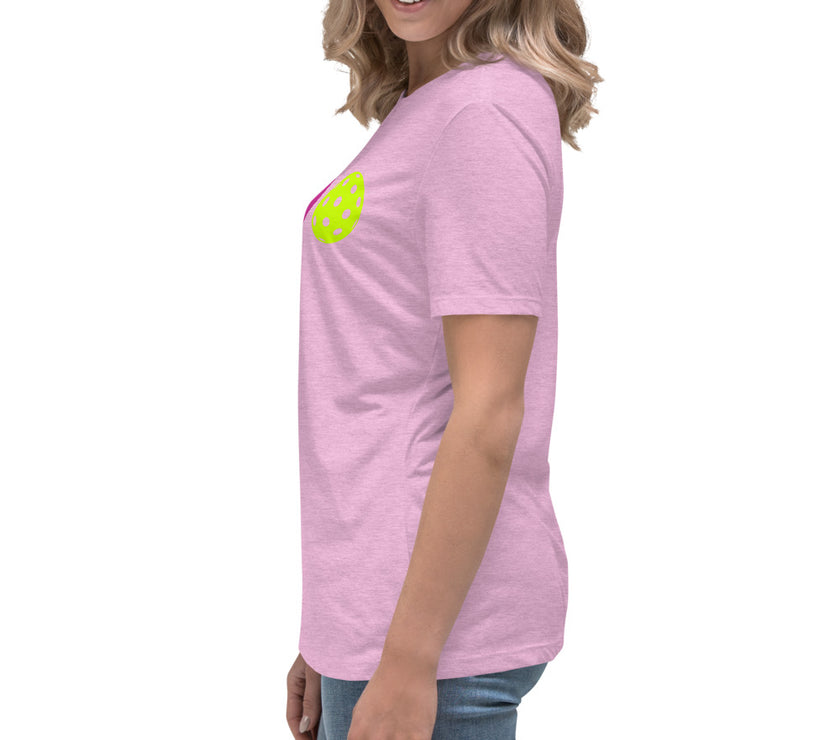 Peace Love Pickleball Women's Relaxed T-Shirt