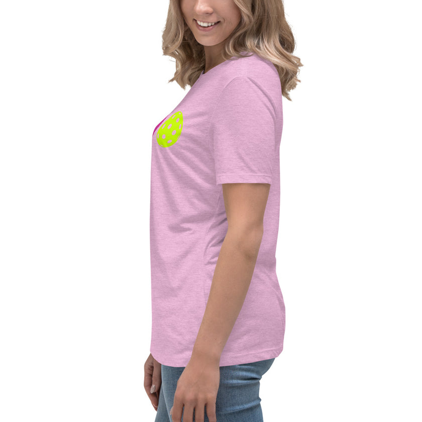 Peace Love Pickleball Women's Relaxed T-Shirt