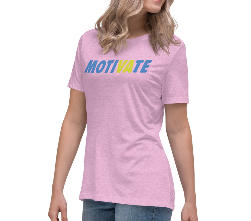 MOTIVATE by CoVA Tennis Women's Relaxed T-Shirt