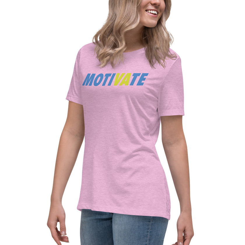 MOTIVATE by CoVA Tennis Women's Relaxed T-Shirt