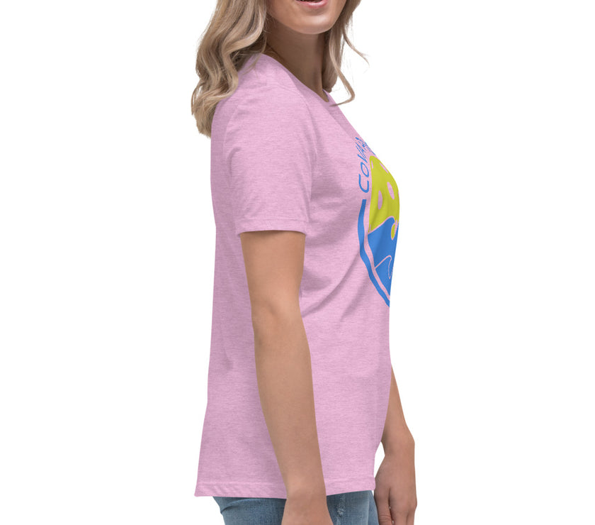 CoVA Pickle Ball & Waves Women's Relaxed T-Shirt