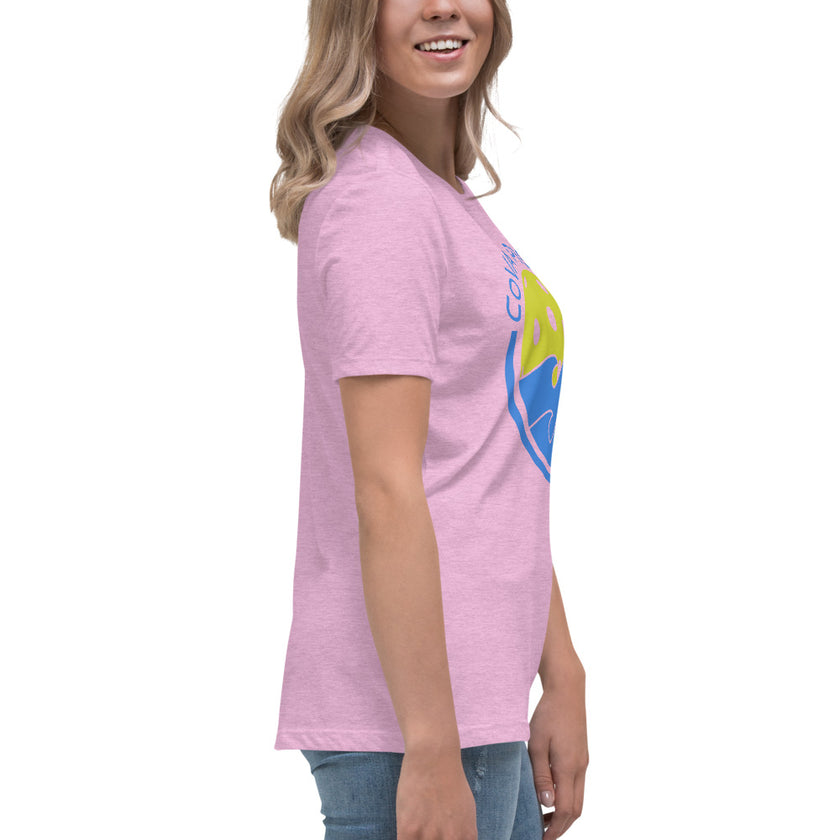 CoVA Pickle Ball & Waves Women's Relaxed T-Shirt