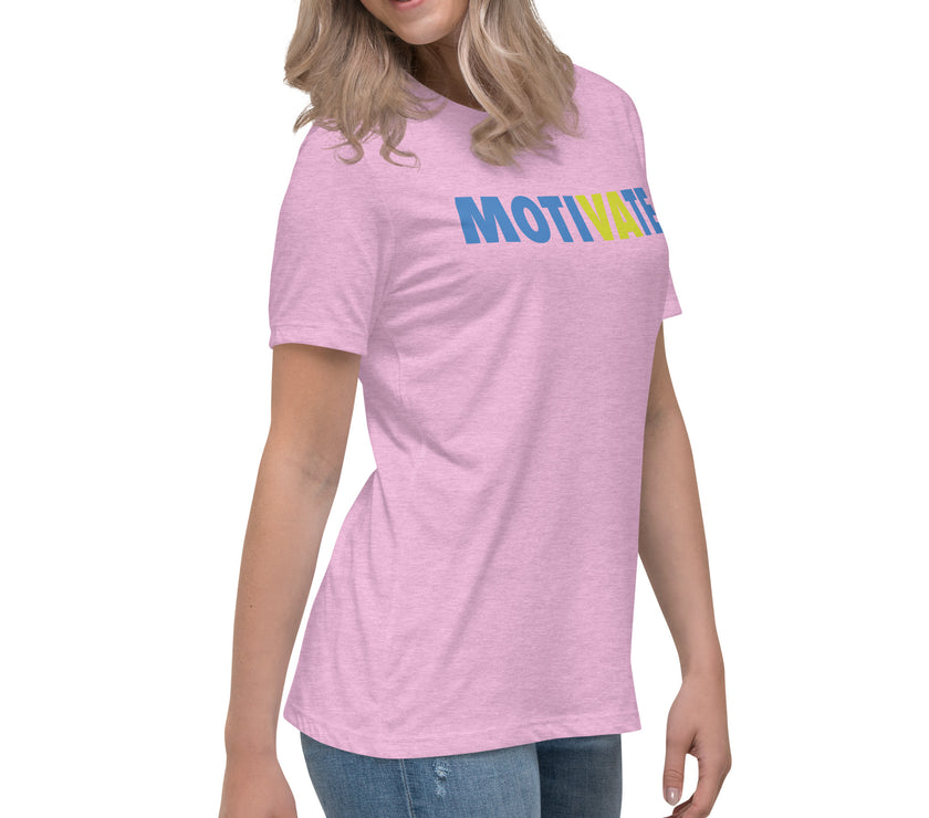 MOTIVATE by CoVA Tennis Women's Relaxed T-Shirt