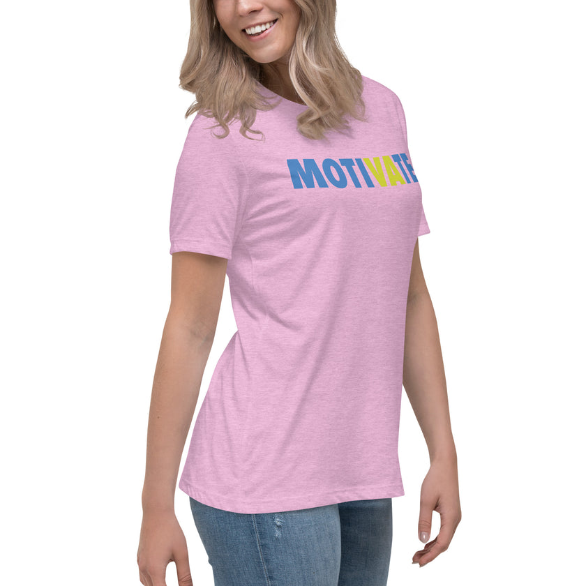 MOTIVATE by CoVA Tennis Women's Relaxed T-Shirt