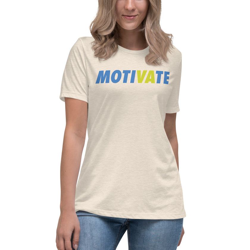 MOTIVATE by CoVA Tennis Women's Relaxed T-Shirt