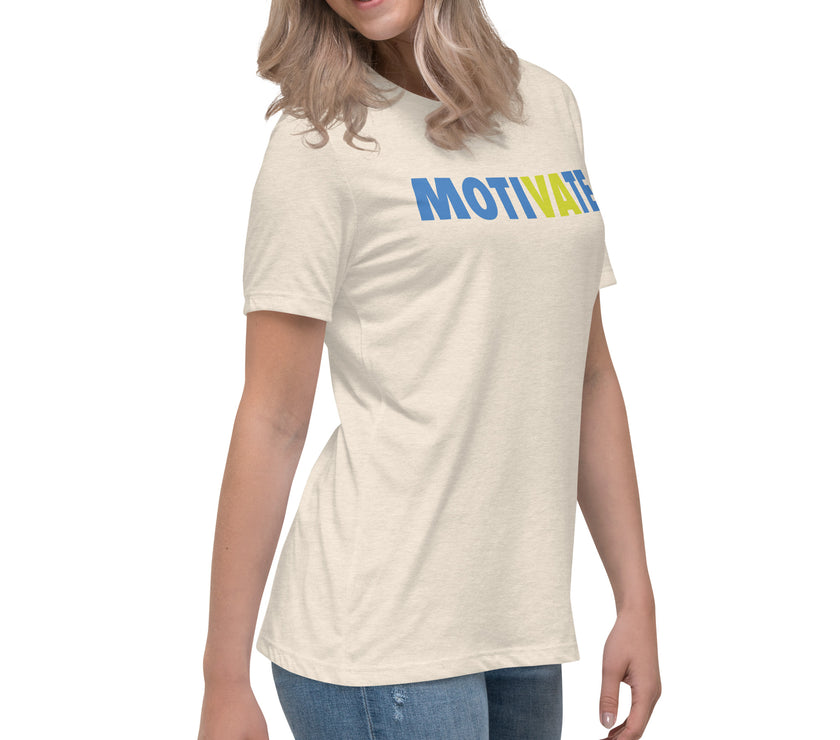 MOTIVATE by CoVA Tennis Women's Relaxed T-Shirt