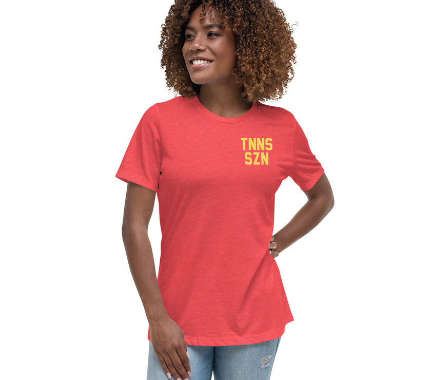 TNNS SZN Women's Relaxed T-Shirt by CoVA Tennis