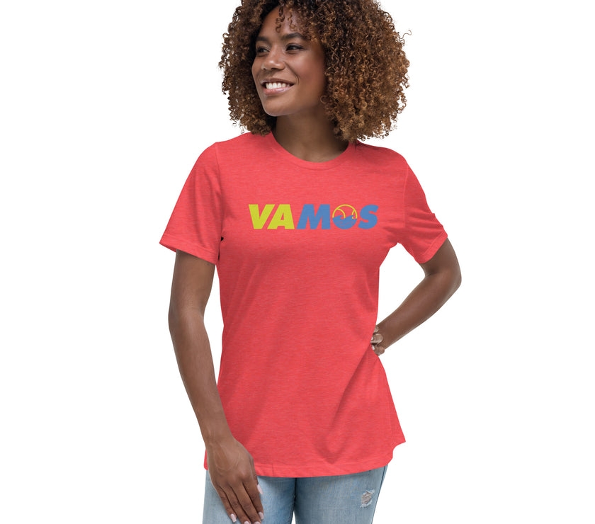 VBVA Women's Relaxed Jersey T-Shirt by CoVA Tennis Virginia Beach Virginia