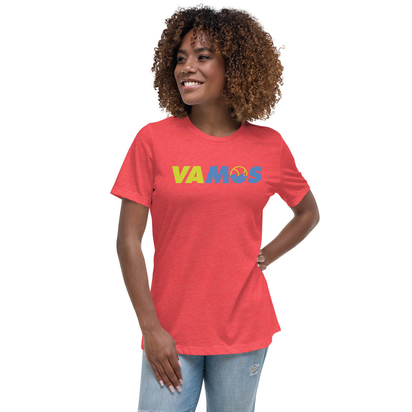 VBVA Women's Relaxed Jersey T-Shirt by CoVA Tennis Virginia Beach Virginia