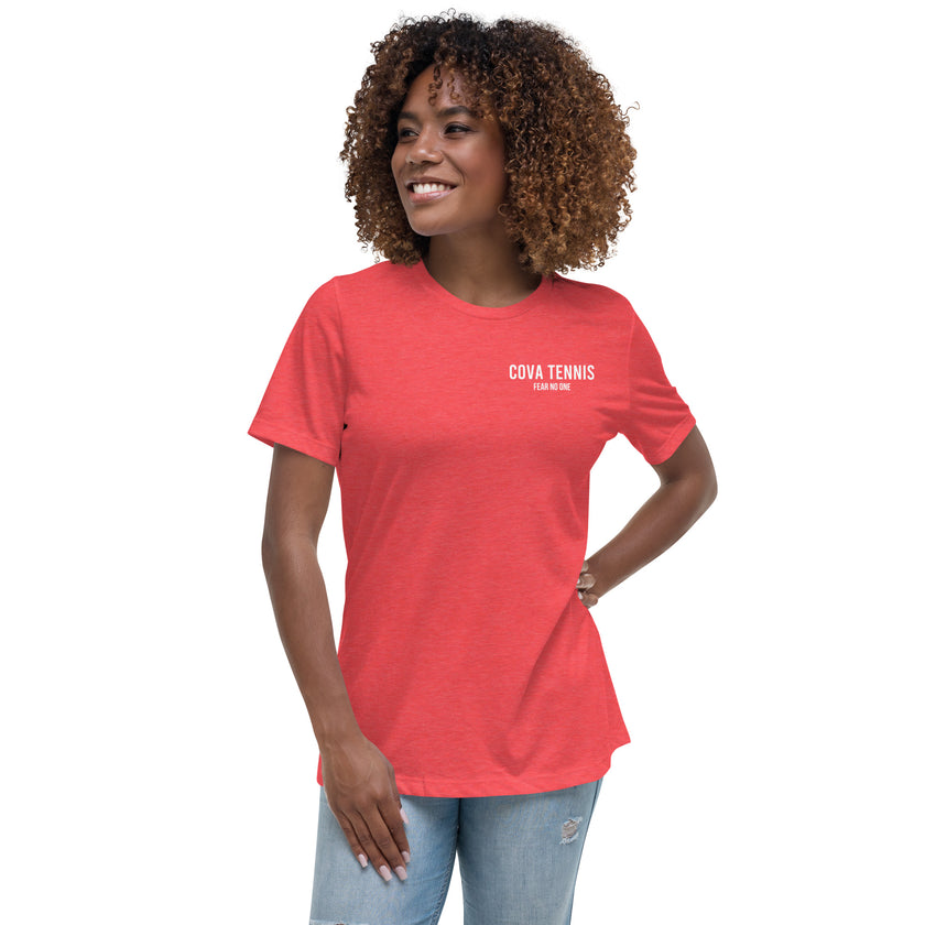 Fear No One CoVA Tennis Women's Relaxed T-Shirt