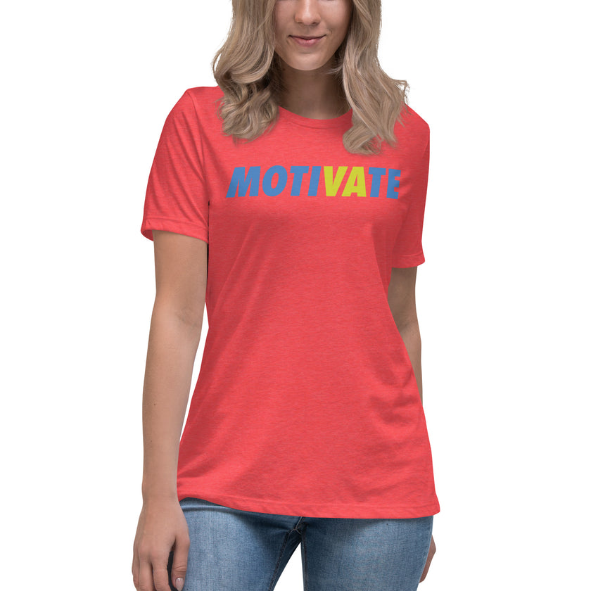 MOTIVATE by CoVA Tennis Women's Relaxed T-Shirt