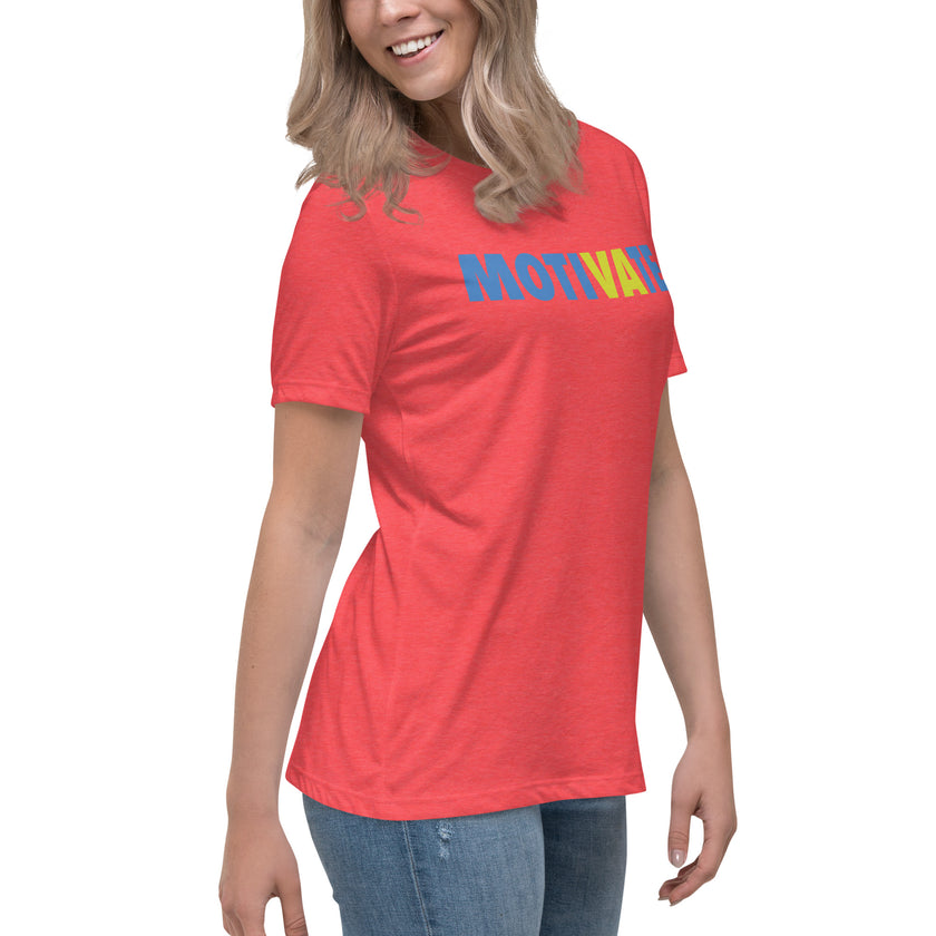 MOTIVATE by CoVA Tennis Women's Relaxed T-Shirt