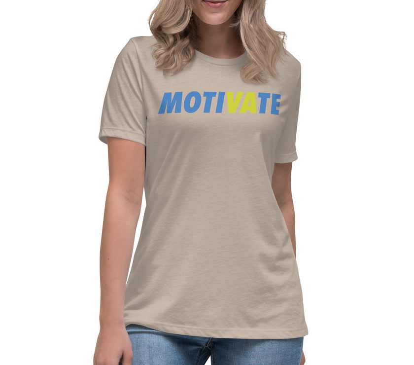 MOTIVATE by CoVA Tennis Women's Relaxed T-Shirt