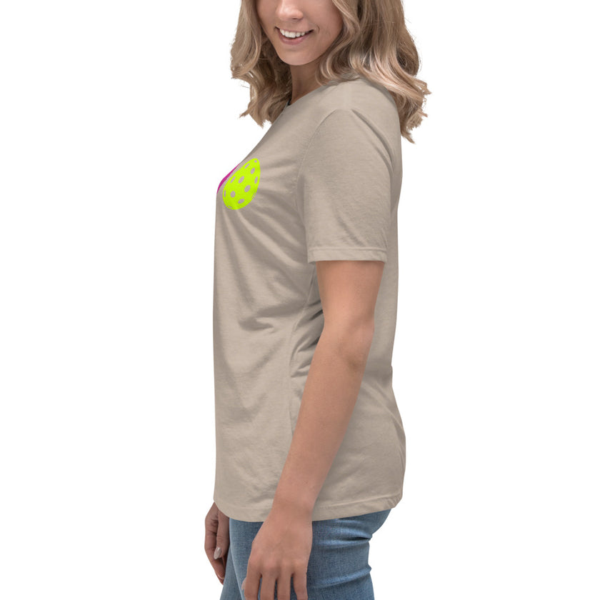 Peace Love Pickleball Women's Relaxed T-Shirt