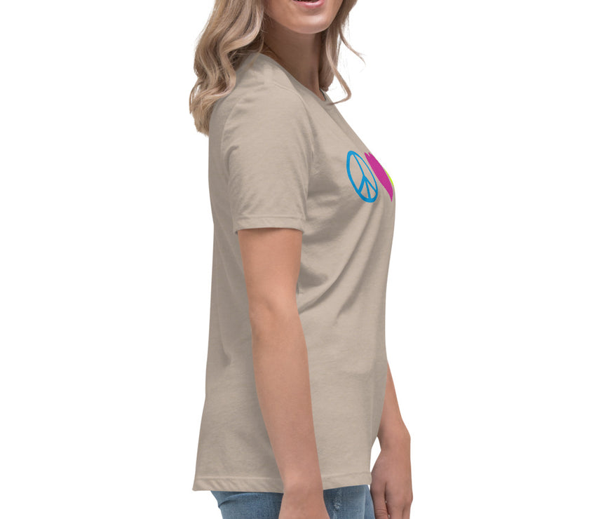 Peace Love Pickleball Women's Relaxed T-Shirt