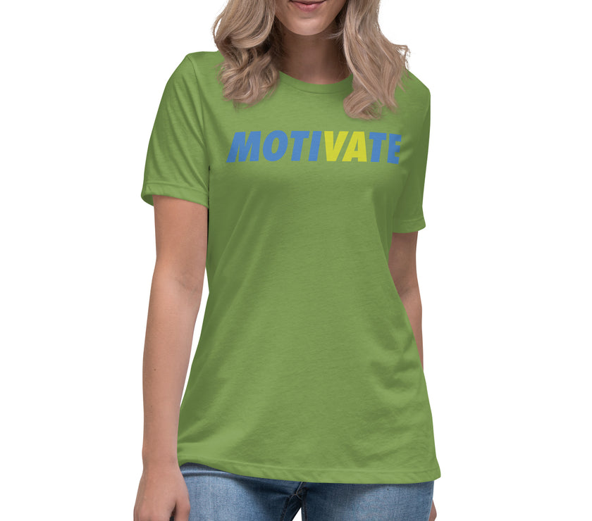 MOTIVATE by CoVA Tennis Women's Relaxed T-Shirt