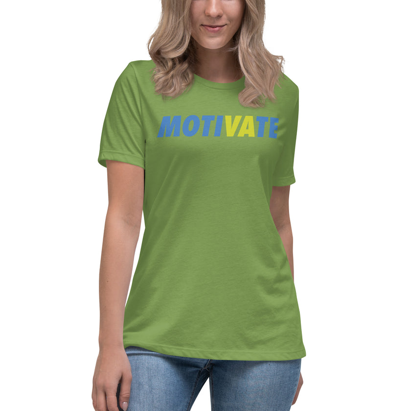 MOTIVATE by CoVA Tennis Women's Relaxed T-Shirt