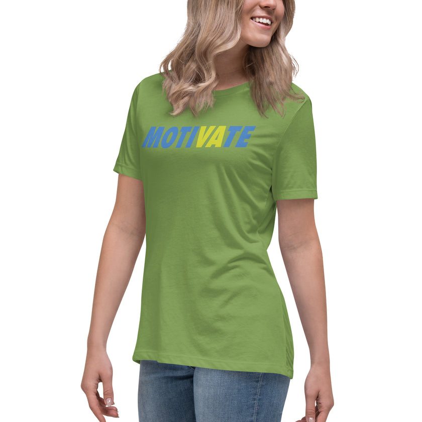 MOTIVATE by CoVA Tennis Women's Relaxed T-Shirt