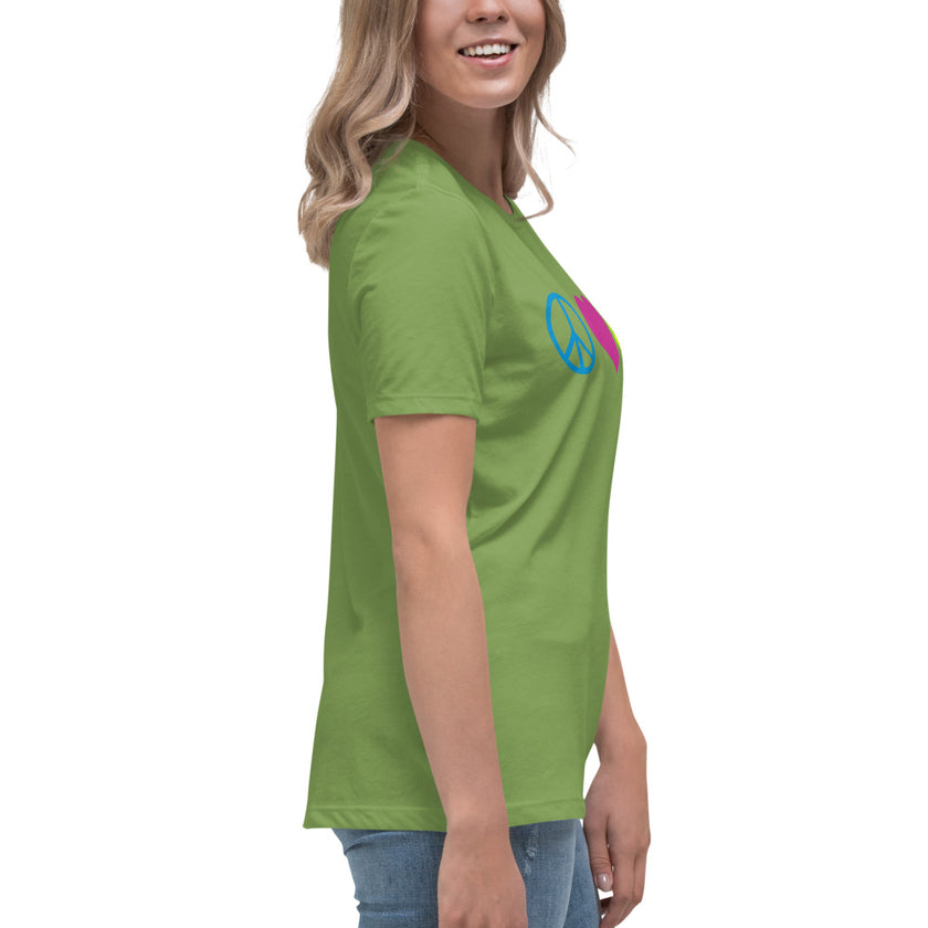 Peace Love Pickleball Women's Relaxed T-Shirt