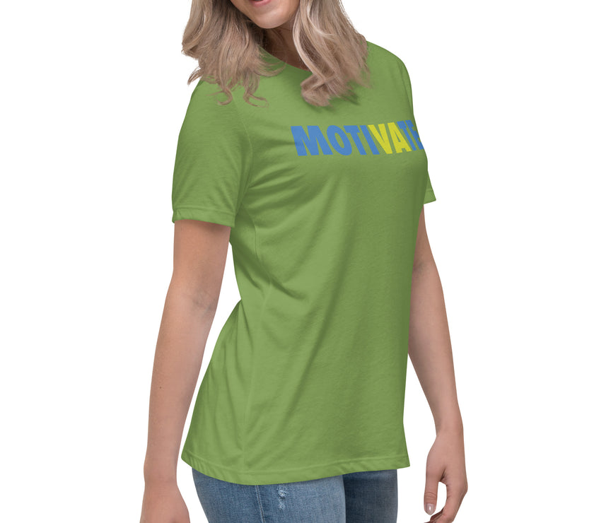 MOTIVATE by CoVA Tennis Women's Relaxed T-Shirt