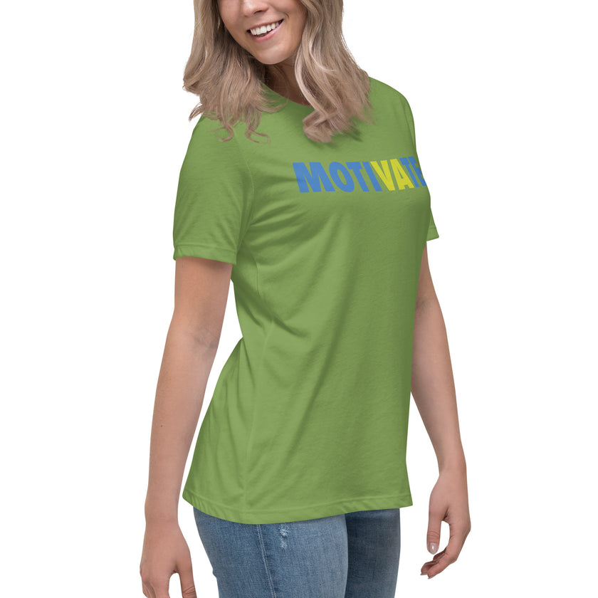 MOTIVATE by CoVA Tennis Women's Relaxed T-Shirt