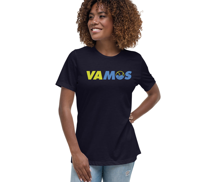 VBVA Women's Relaxed Jersey T-Shirt by CoVA Tennis Virginia Beach Virginia