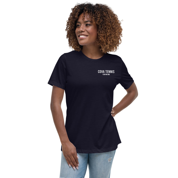 Fear No One CoVA Tennis Women's Relaxed T-Shirt