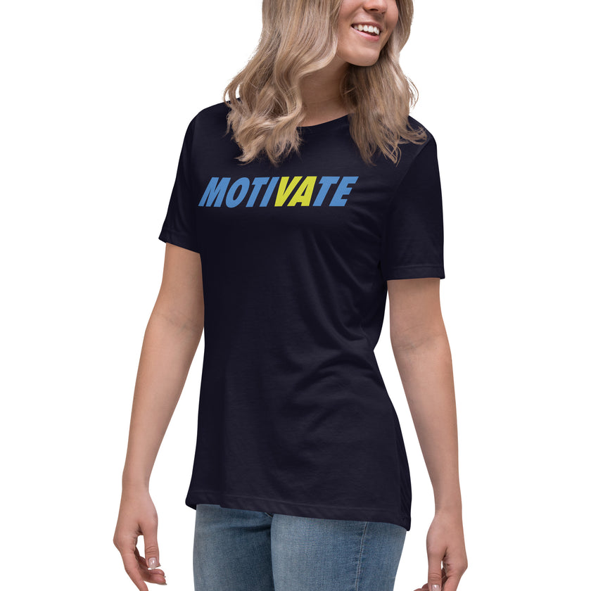 MOTIVATE by CoVA Tennis Women's Relaxed T-Shirt